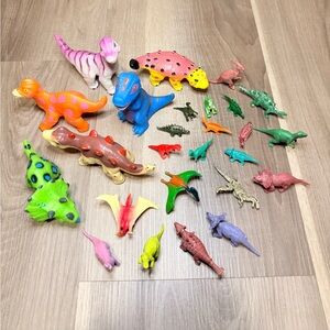 Colorful Dinosaur Toy Set